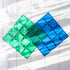 CONNETIX - 2 Piece Blue & Green Base Plate Pack